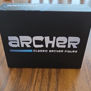 Loot Crate Archer Black Box with White Logo and Blue Accent